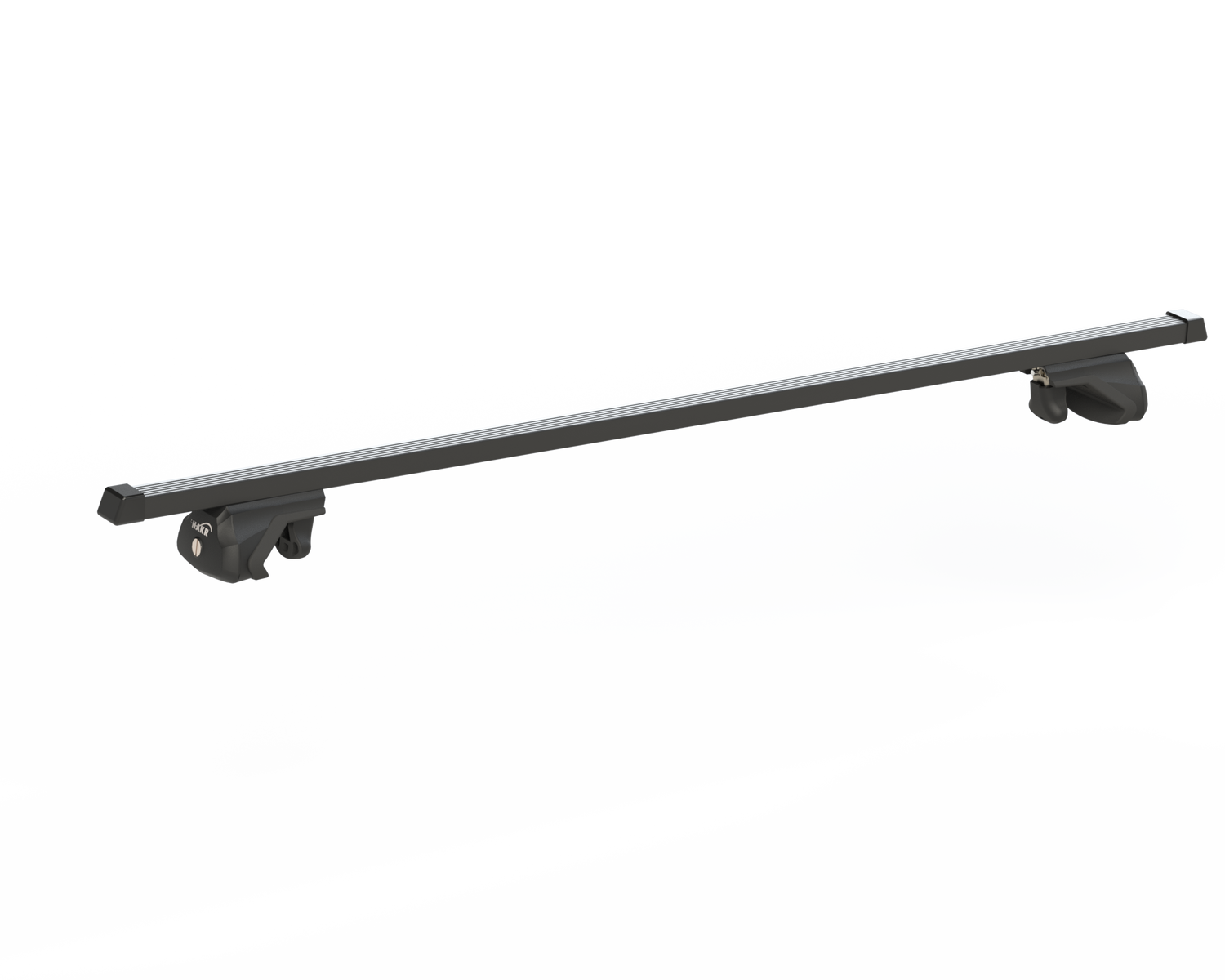 Střešní nosič RENAULT MEGANE II s podélníky, černá Fe tyč