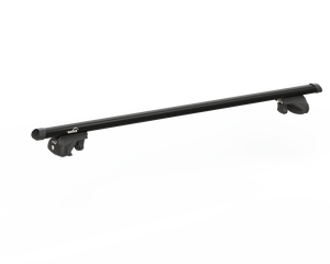 Střešní nosič HYUNDAI H1 s podélníky, černá Alu tyč  